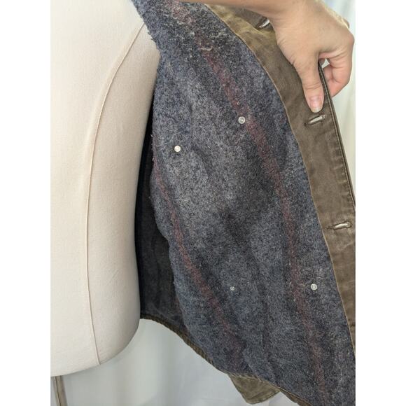 Vintage Carhartt‎ CO2CHT Blanket Lined Dark Brown Chore Jacket Coat Size 2XL - Picture 9 of 14